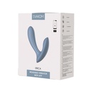Vibromasseur contrôlé via app & double stimulation SVAKOM "Erica" - Bleu 
