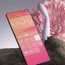 Vibromasseur point G fin & controlé via app & tête chauffante SVAKOM "Cici 2" - Lavande