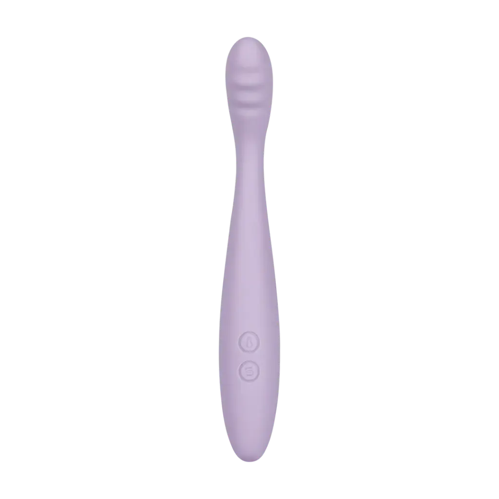 Vibromasseur point G fin & controlé via app & tête chauffante SVAKOM "Cici 2" - Lavande