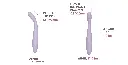 Vibromasseur point G fin & controlé via app & tête chauffante SVAKOM "Cici 2" - Lavande