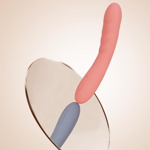 Vibromasseur contrôlé via app & connection aux films X & mouvements de poussé SVAKOM "Ava Neo" - Peach