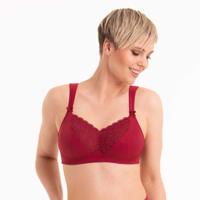 Soutien-gorge pour prothèses sans armatures ANITA CARE "Havanna" 5712X - Dark Red 124