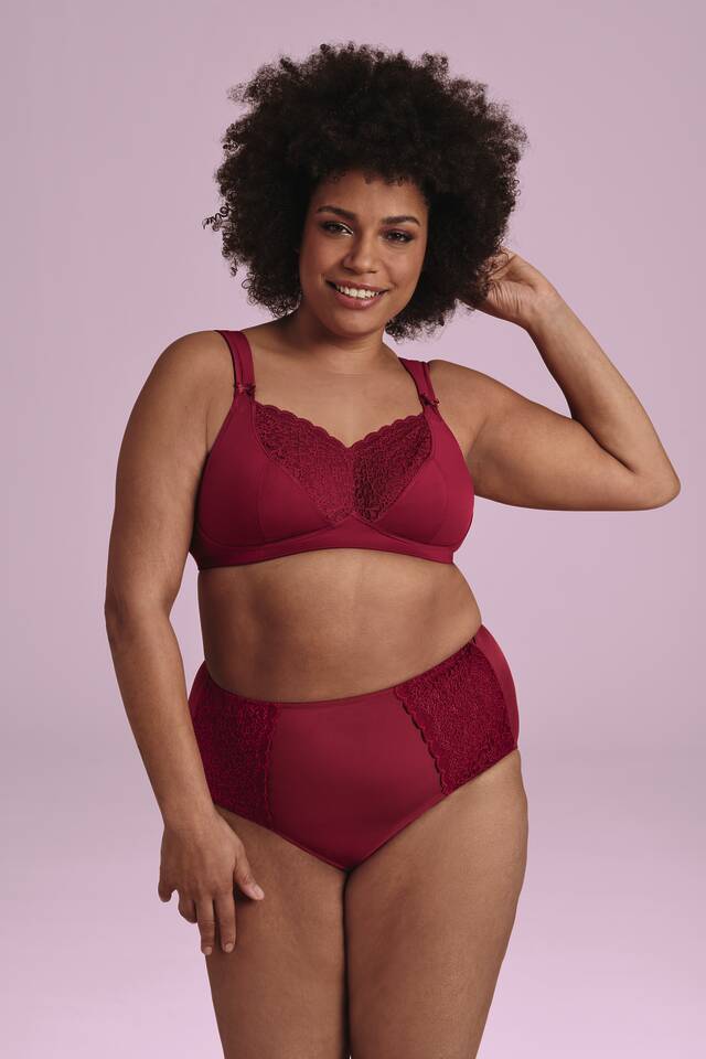 Culotte taille haute ANITA "Havanna" 1512 - Dark Red 124