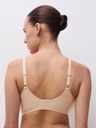 Brassière invisible avec coques et bretelles règlables CHANTELLE "SoftStretch" C26BQB - Beige Doré 01N