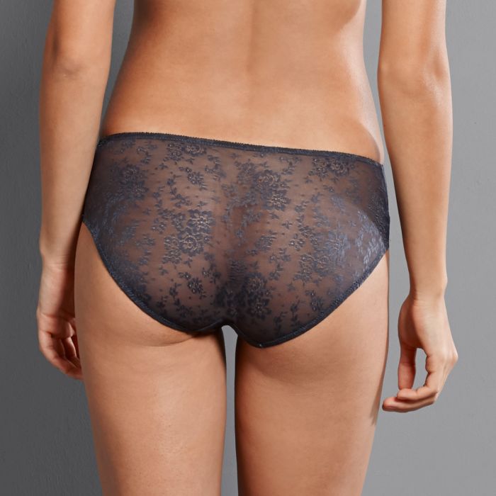 Slip ANITA ROSA FAIA "Fleur" 1353 - Anthracite 408
