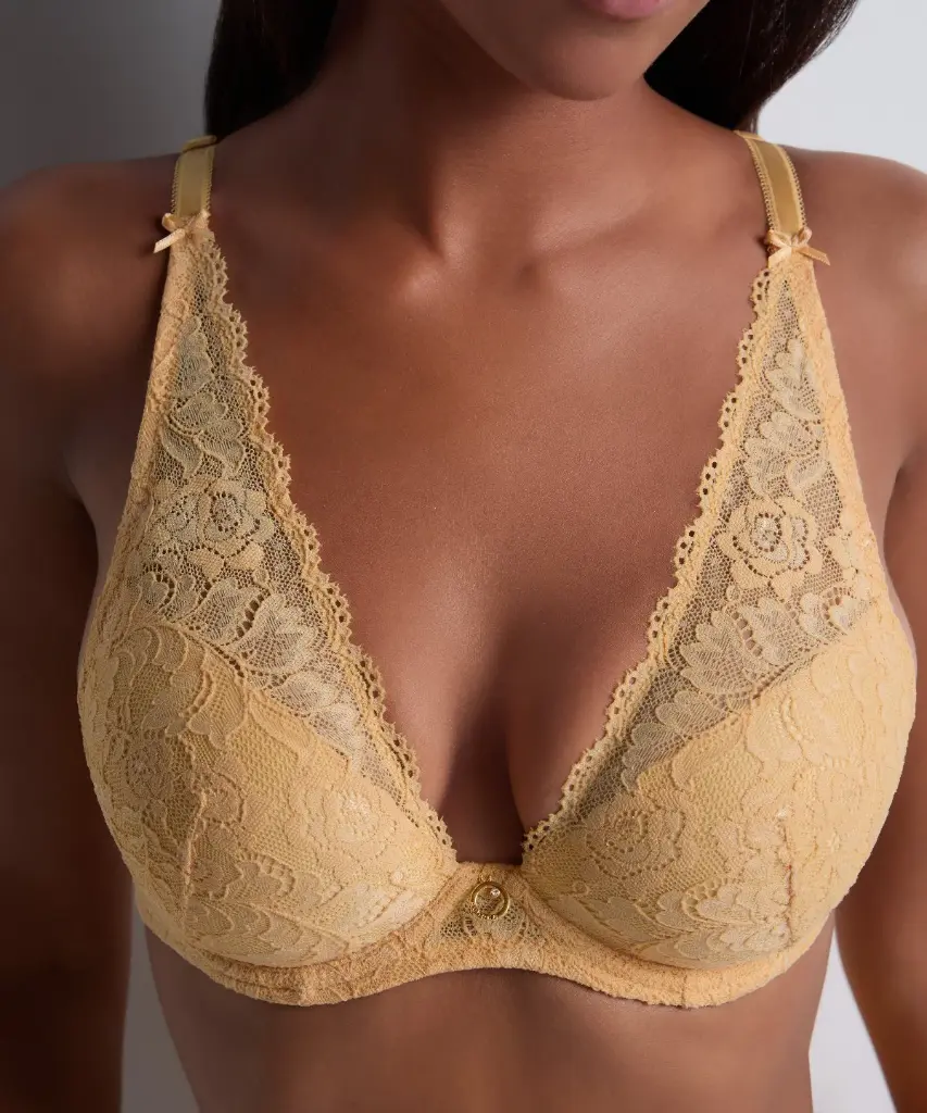 Soutien-gorge push-up foulard AUBADE "Rosessence" 2KN81 - Sunshine SUNI