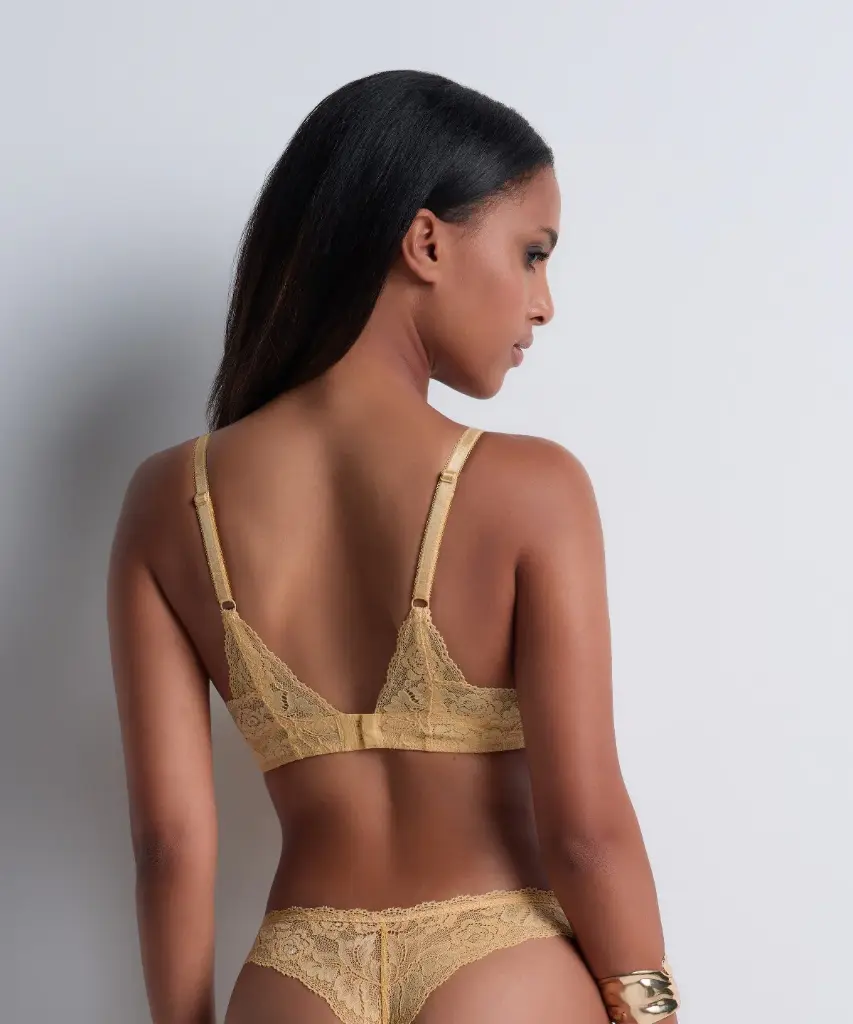 Soutien-gorge push-up foulard AUBADE "Rosessence" 2KN81 - Sunshine SUNI