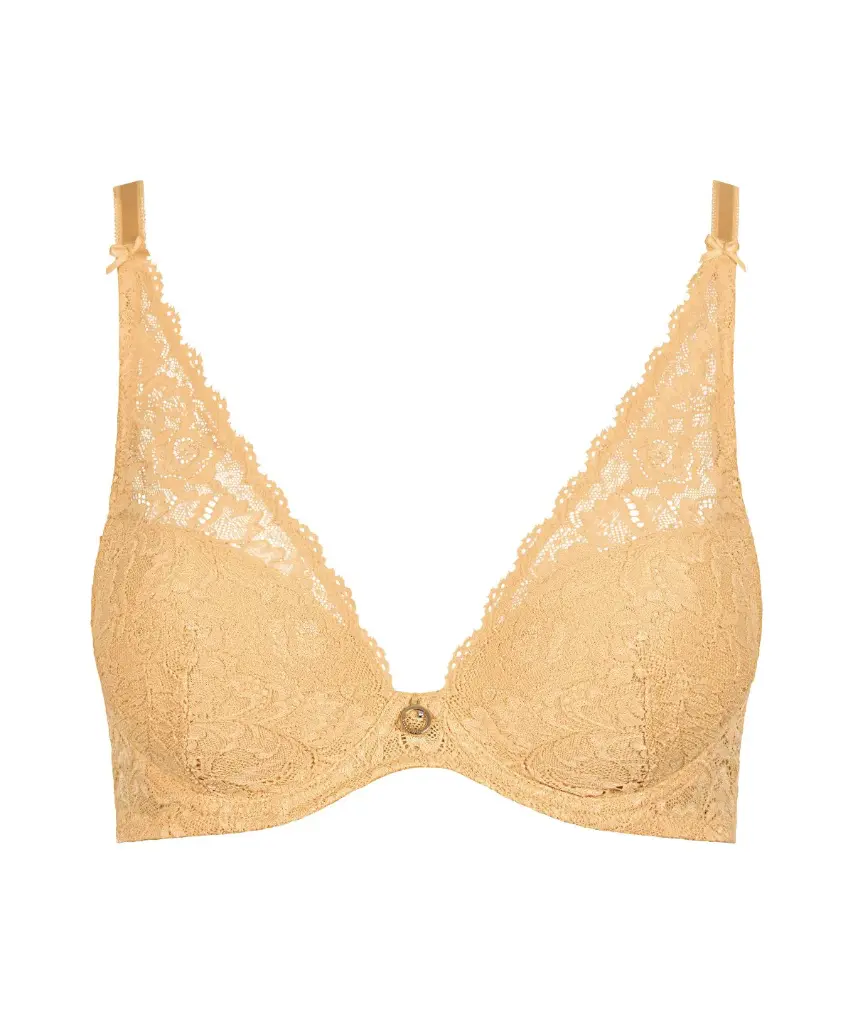 Soutien-gorge push-up foulard AUBADE "Rosessence" 2KN81 - Sunshine SUNI
