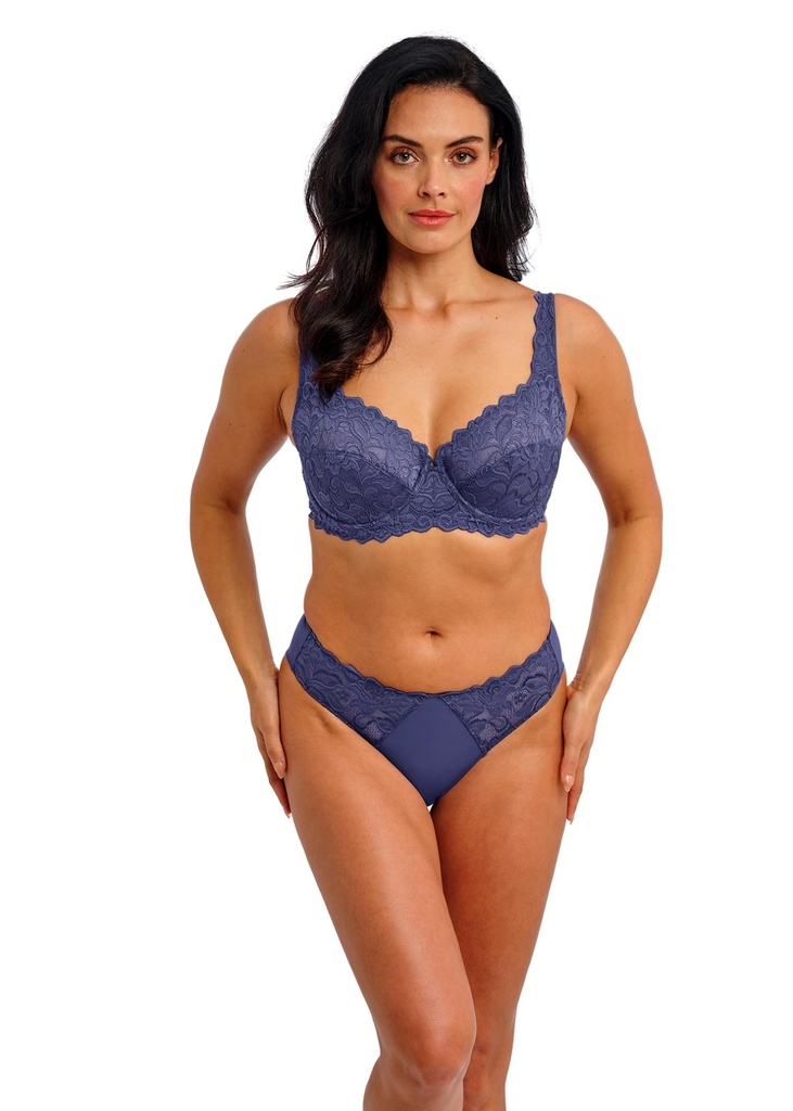 Soutien-gorge armaturé classique WACOAL "Eglantine" WEBFA662 - DArk Azure DAU