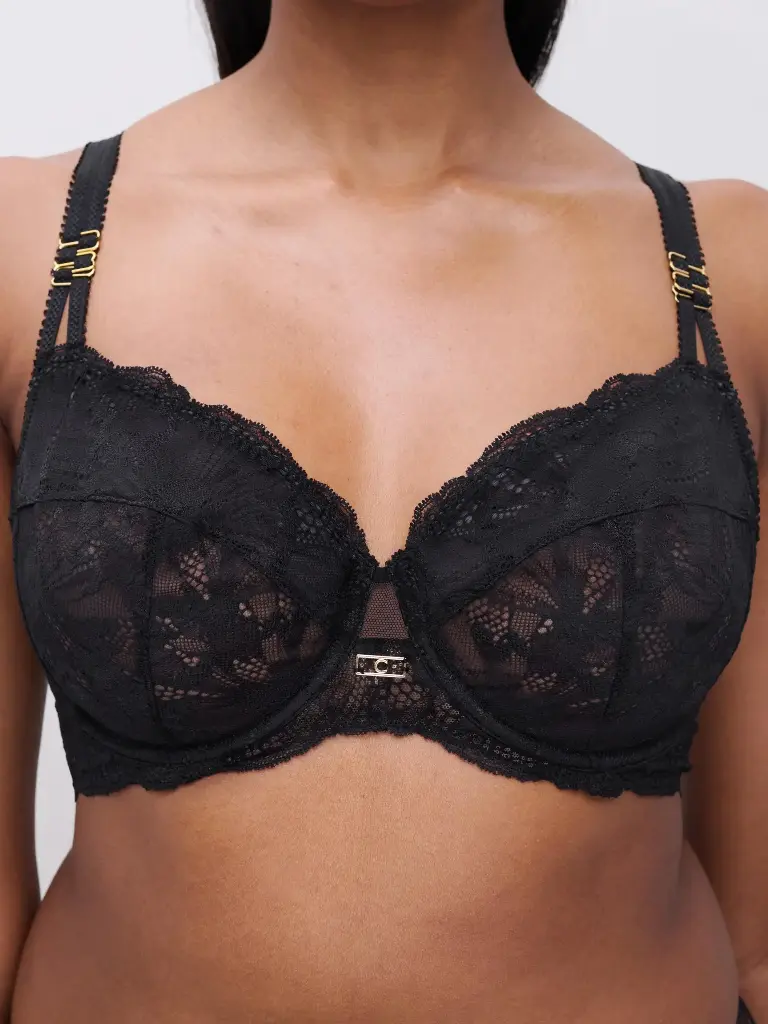 Soutien-gorge armatures enveloppant CHANTELLE "Muse" C19YM0 - Noir 011