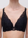 Soutien-gorge armatures push-up CHANTELLE "Muse" C19YNR - Noir 011 