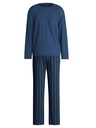 Pyjama homme long 100% coton bio CALIDA "Relax Imprint" 47885 - Insignia 407