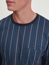 Pyjama long homme avec bord élastique 100% coton bio CALIDA "Relax Imprint" 47985 - Insignia Blue 407