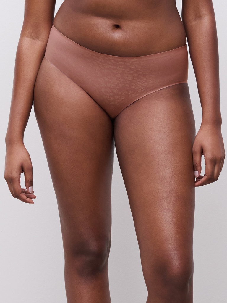 Shorty stretch invisible CHANTELLE "SoftStretch" C11DB4 - Léopard Paillettes Rose B17