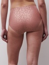 Culotte taille haute stretch invisible CHANTELLE "SoftStretch" C11DC7 -  Léopard Paillettes Rose B17