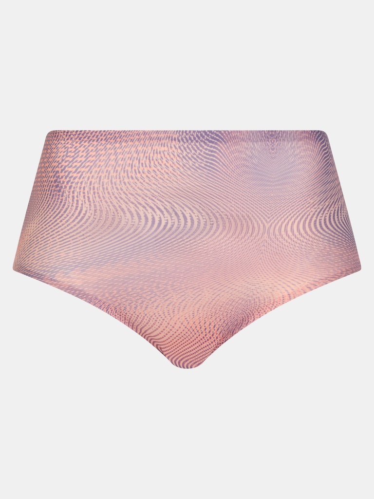 Culotte taille haute stretch invisible CHANTELLE "SoftStretch" C11D70 - Impression Iris B15