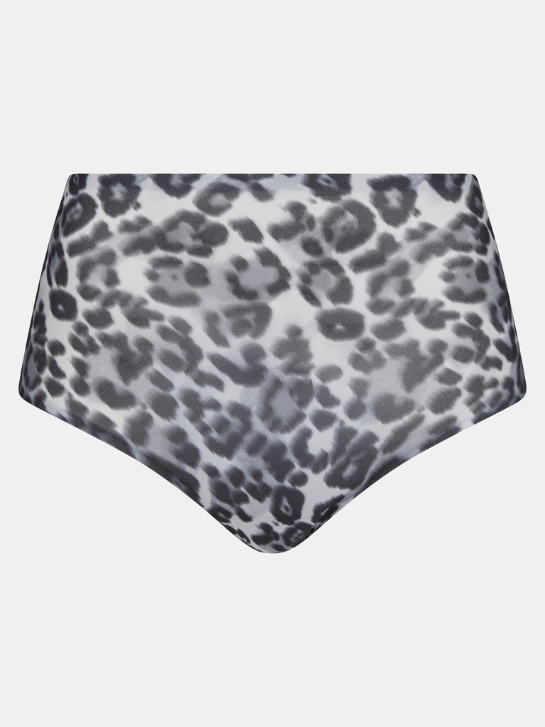 Culotte taille haute stretch invisible CHANTELLE "SoftStretch" C11D70 - Léopard Gris B16