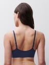 Brassière à coques stretch invisible CHANTELLE "SoftStretch" C16A20 - Bleu Outremer 023