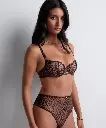 Soutien-gorge corbeille AUBADE "Crazy In Love" 5DF14 - Satin Brown SATI