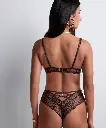 Soutien-gorge corbeille AUBADE "Crazy In Love" 5DF14 - Satin Brown SATI