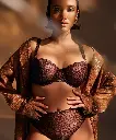 Soutien-gorge corbeille AUBADE "Crazy In Love" 5DF14 - Satin Brown SATI