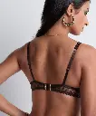 Soutien-gorge push-up avec coques AUBADE "Crazy In Love" 5DN08 - Satin Brown SATI 