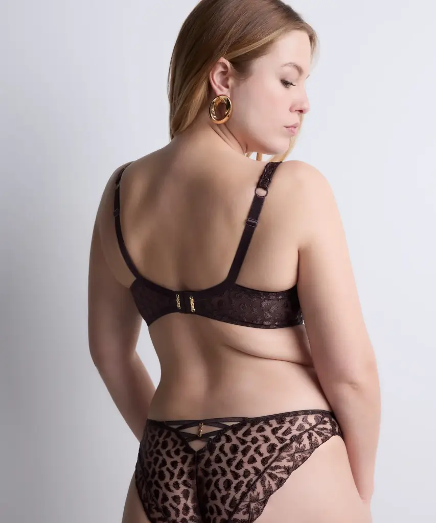 Soutien-gorge push-up avec coques AUBADE "Crazy In Love" 5DN08 - Satin Brown SATI 