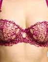 Soutien-gorge armaturé DITA VON TEESE "Harlow" D59062 - Pinot Noir 