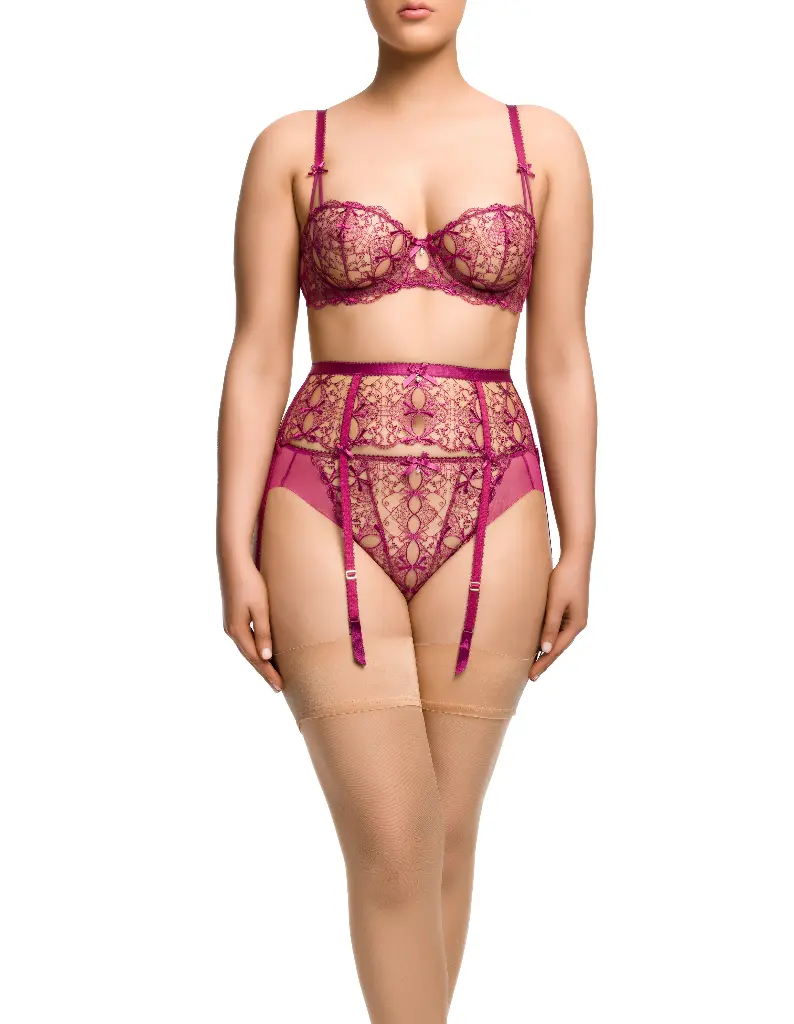 Culotte haute DITA VON TEESE "Harlow" D21062 - Pinot Noir
