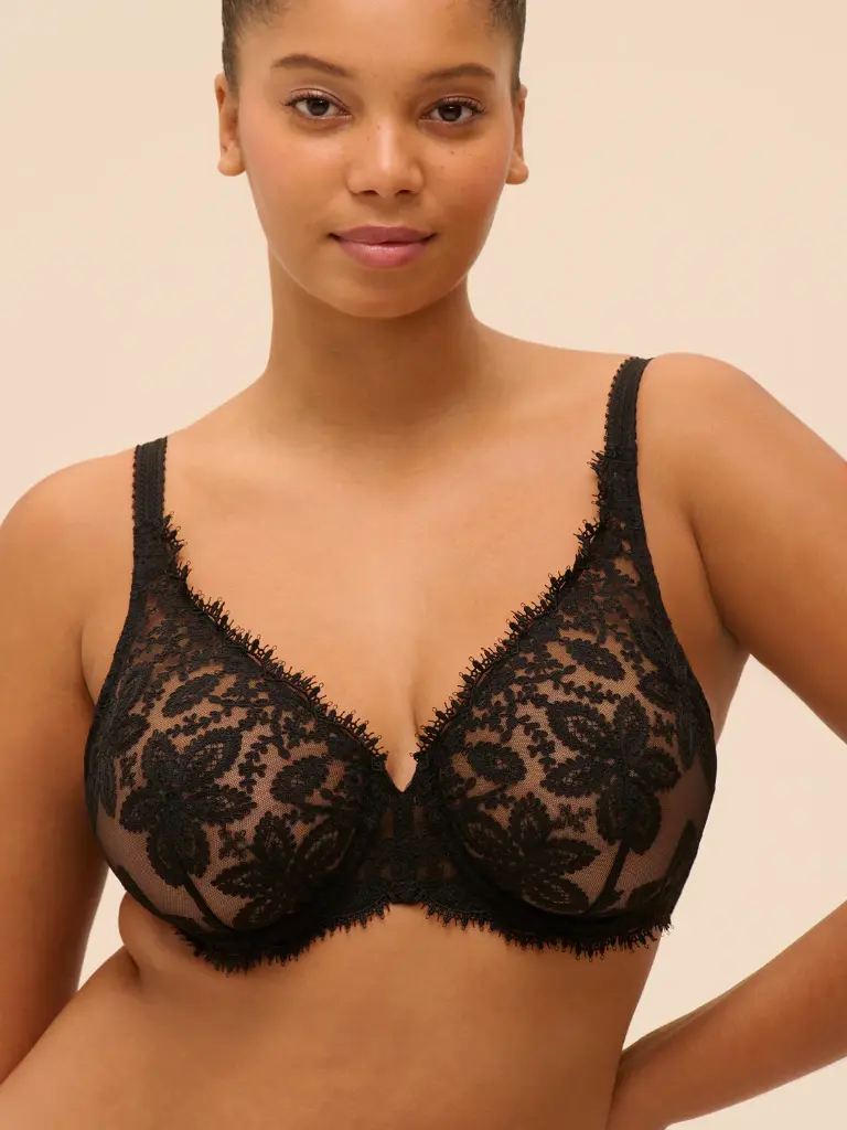 Soutien-gorge armaturé SIMONE PERELE "Précieuse" 1G3309 - Noir 015