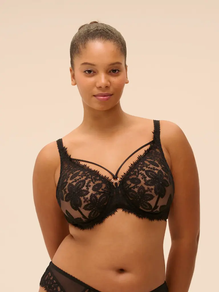 Soutien-gorge armaturé SIMONE PERELE "Précieuse" 1G3309 - Noir 015