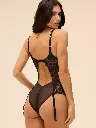 Body armaturé avec jarretelles amovibles SIMONE PERELE "Précieuse" 1G3510 - Noir 015