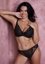 Soutien-gorge armature push-up WACOAL "Abellia" WE601702 - Noir BLK