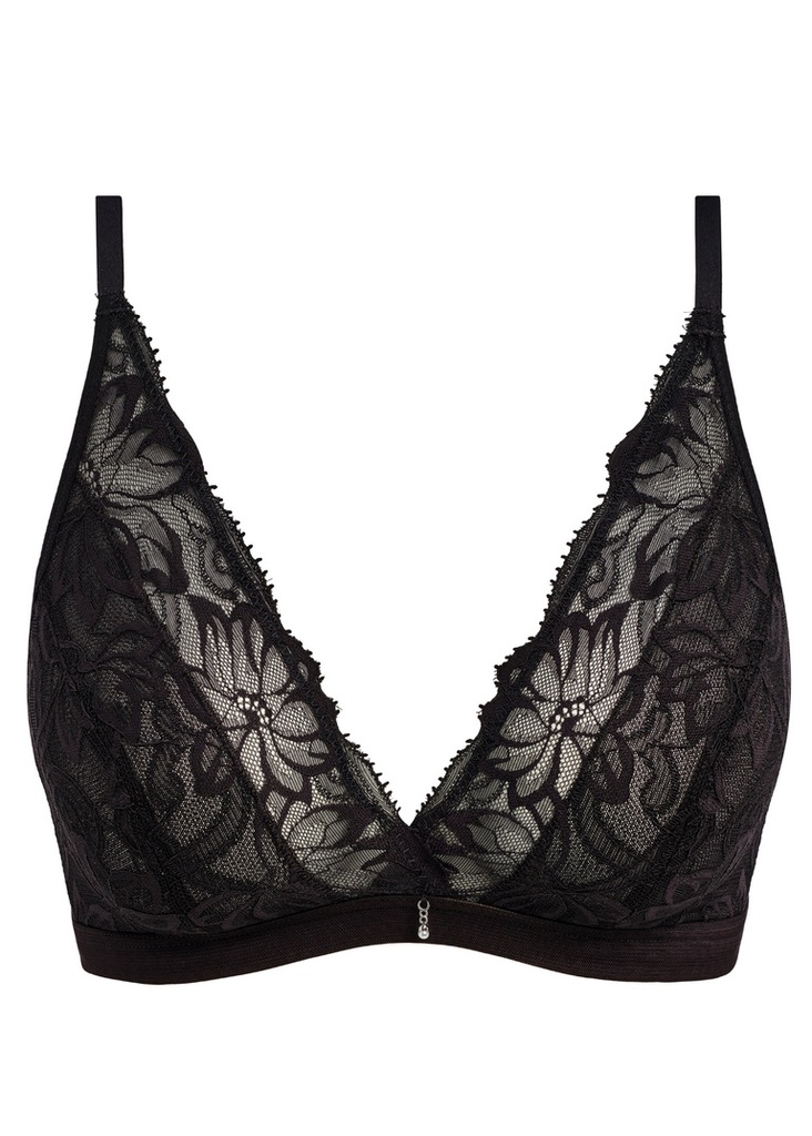 Soutien-gorge brassière sans armature WACOAL "Abellia" WE601703 - Noir BLK