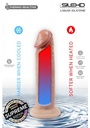 Godemichet ultra réaliste ventouse silicone liquide SILEXD "Supreme" SDP266572 - Chair 19cm x 4,1cm