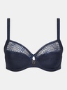 Soutien-gorge armaturé très enveloppant CHANTELLE "Intrigue" C13WMU - Bleu Marine 013
