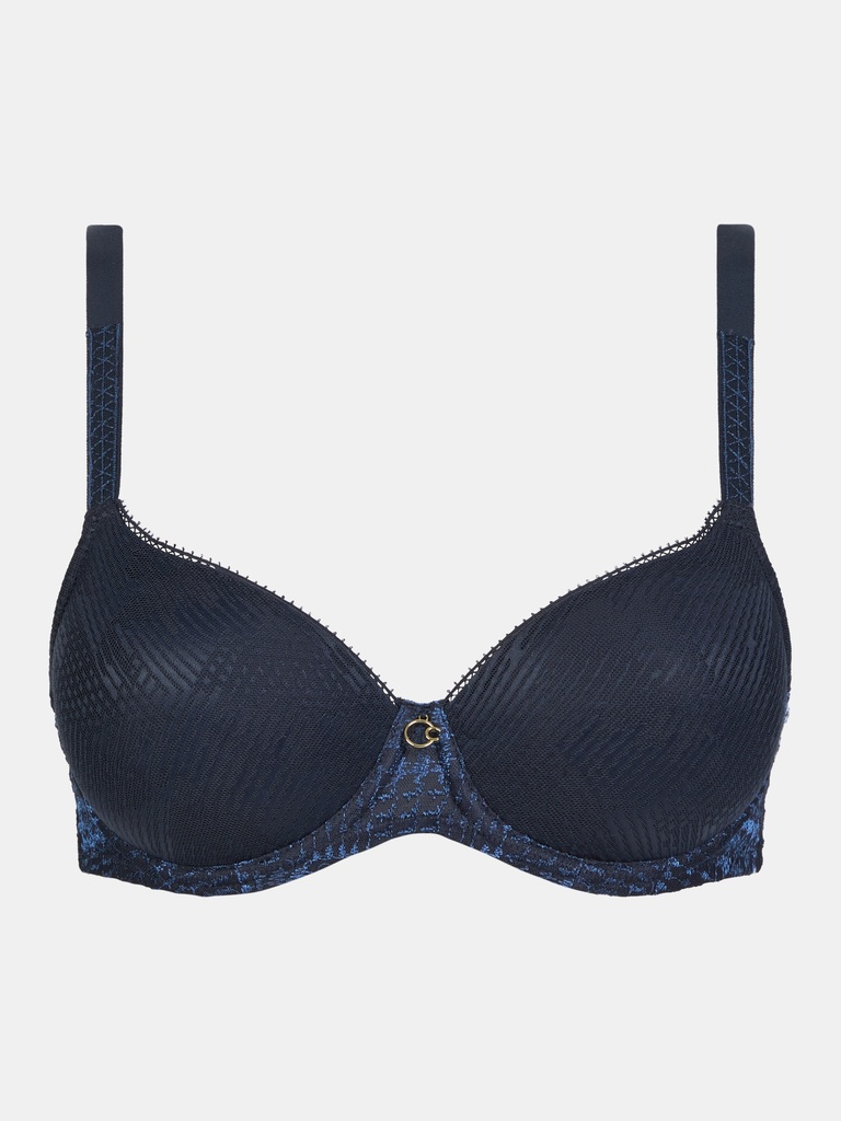 Soutien-gorge armaturé avec coques CHANTELLE "Intrigue" C13WN1 - Bleu Marine 013