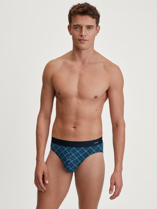 Slip homme fantaisie 94% coton CALIDA "Cotton Code Design" 21180 - Nordic 413