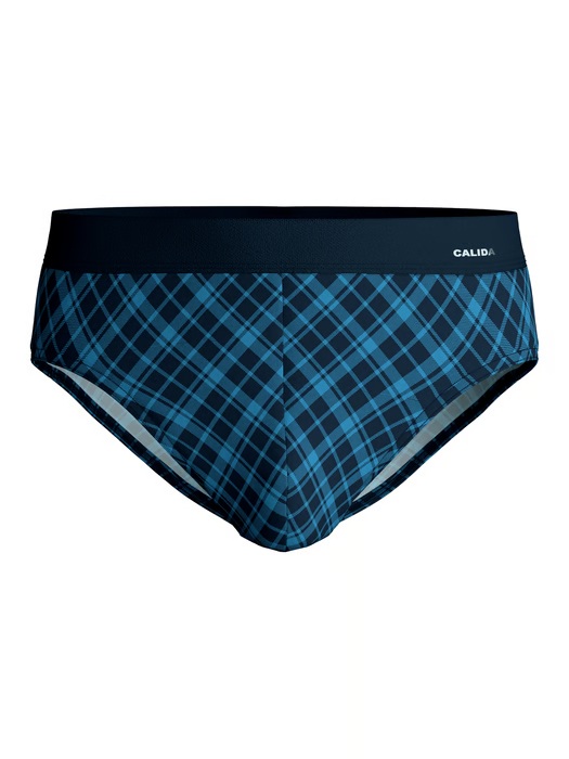 Slip homme fantaisie 94% coton CALIDA "Cotton Code Design" 21180 - Nordic 413