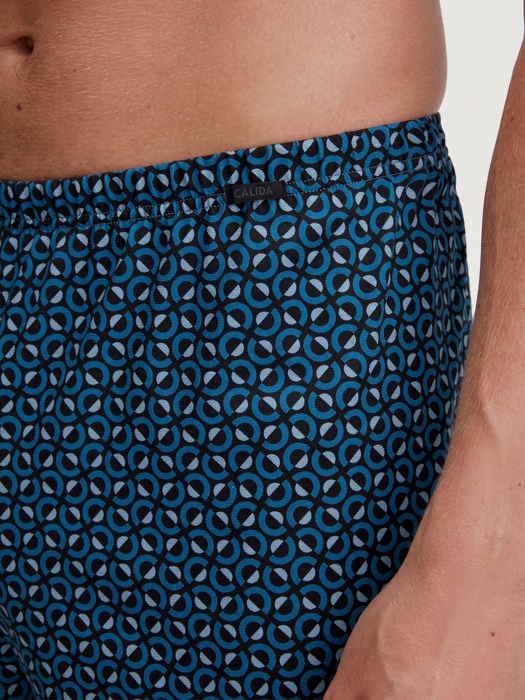 Boxer short homme fantaisie 100% coton CALIDA "Prints" 24389 - Nordic 413
