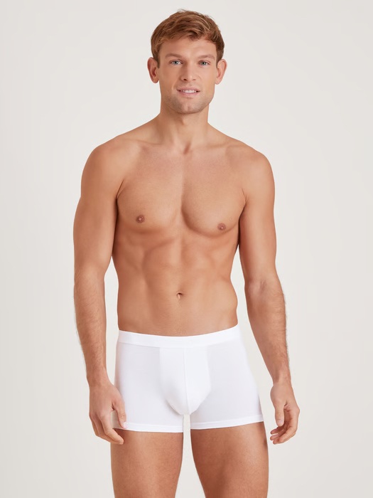 Boxer homme CALIDA "Evolution" 25681 - Blanc 001