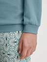 Pyjama dame CALIDA "Ornament Nights" 46554 - Smoke Blue