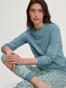 Pyjama dame CALIDA "Ornament Nights" 46554 - Smoke Blue