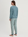 Pyjama dame CALIDA "Ornament Nights" 46554 - Smoke Blue