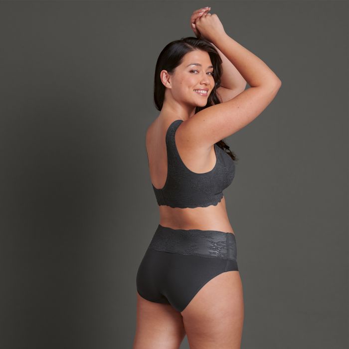 Slip taille haute ANITA "Essential Lace" 1304 - Anthracite 408