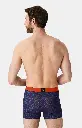 Boxer homme coton bio ARTHUR "Vélo" MAC - Marine Multi VELOPMT