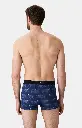 Boxer homme coton bio ARTHUR "Nuit Polaire" MAC - Marine POLAH25