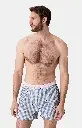 Caleçon américain homme avec maintien 100% coton bio ARTHUR "Le Club" CSP - Gris 1199H25