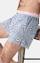 Caleçon américain homme avec maintien 100% coton bio ARTHUR "Le Club" CSP - Gris 1199H25