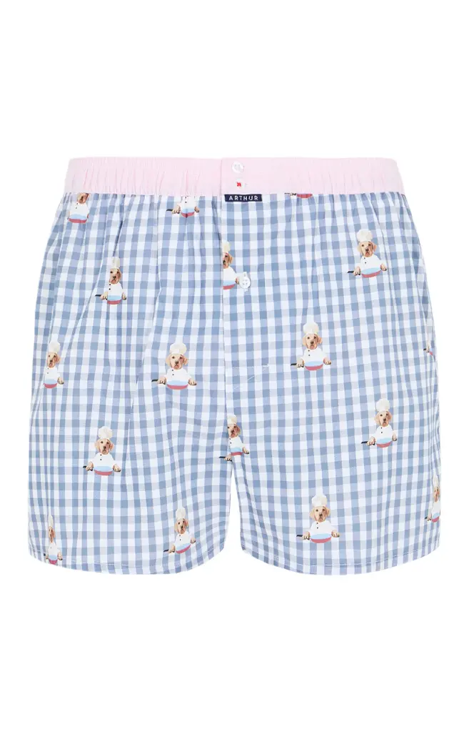 Caleçon américain homme avec maintien 100% coton bio ARTHUR "Le Club" CSP - Gris 1199H25